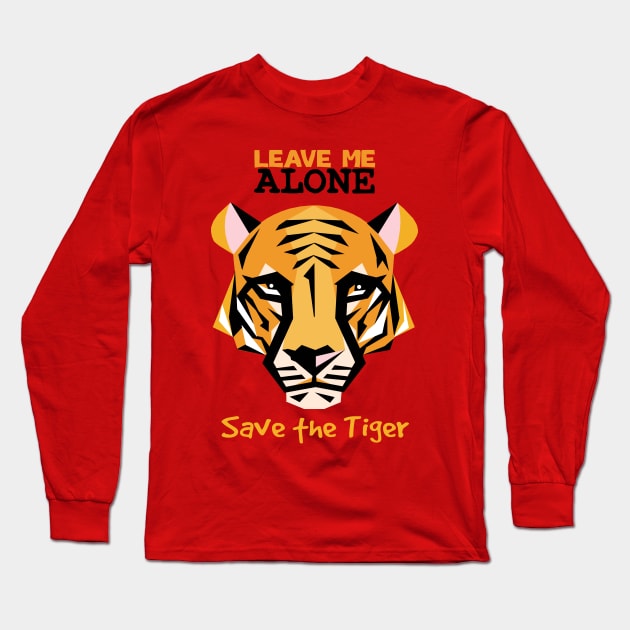 Save Nature for Big Cat Long Sleeve T-Shirt by KewaleeTee